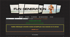 Desktop Screenshot of fungeneration.fr